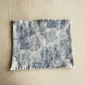 H&M Light Blue Smocked Tube Top